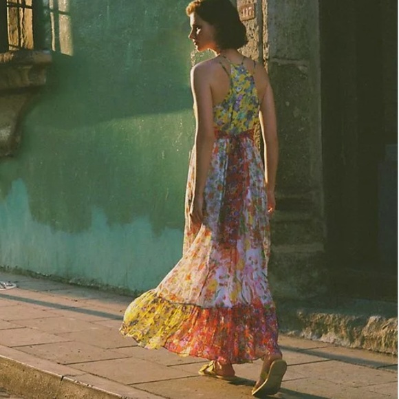 Anthropologie Dresses & Skirts - Anthropologie malibu floral maxi dress